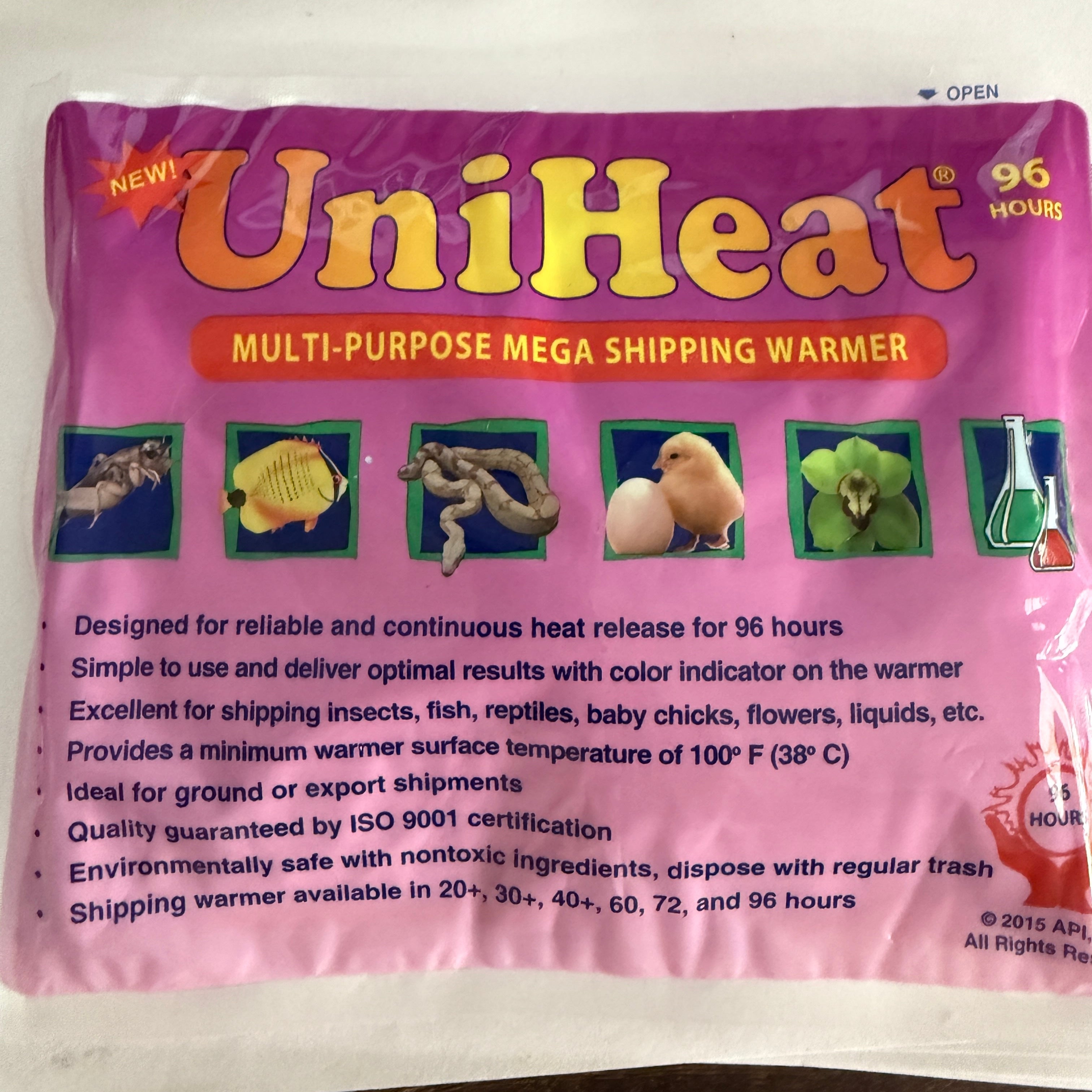 96 hour heat pack
