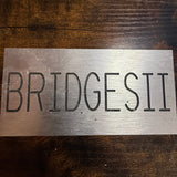 Cactus Identification Sign - 3" x 5"
